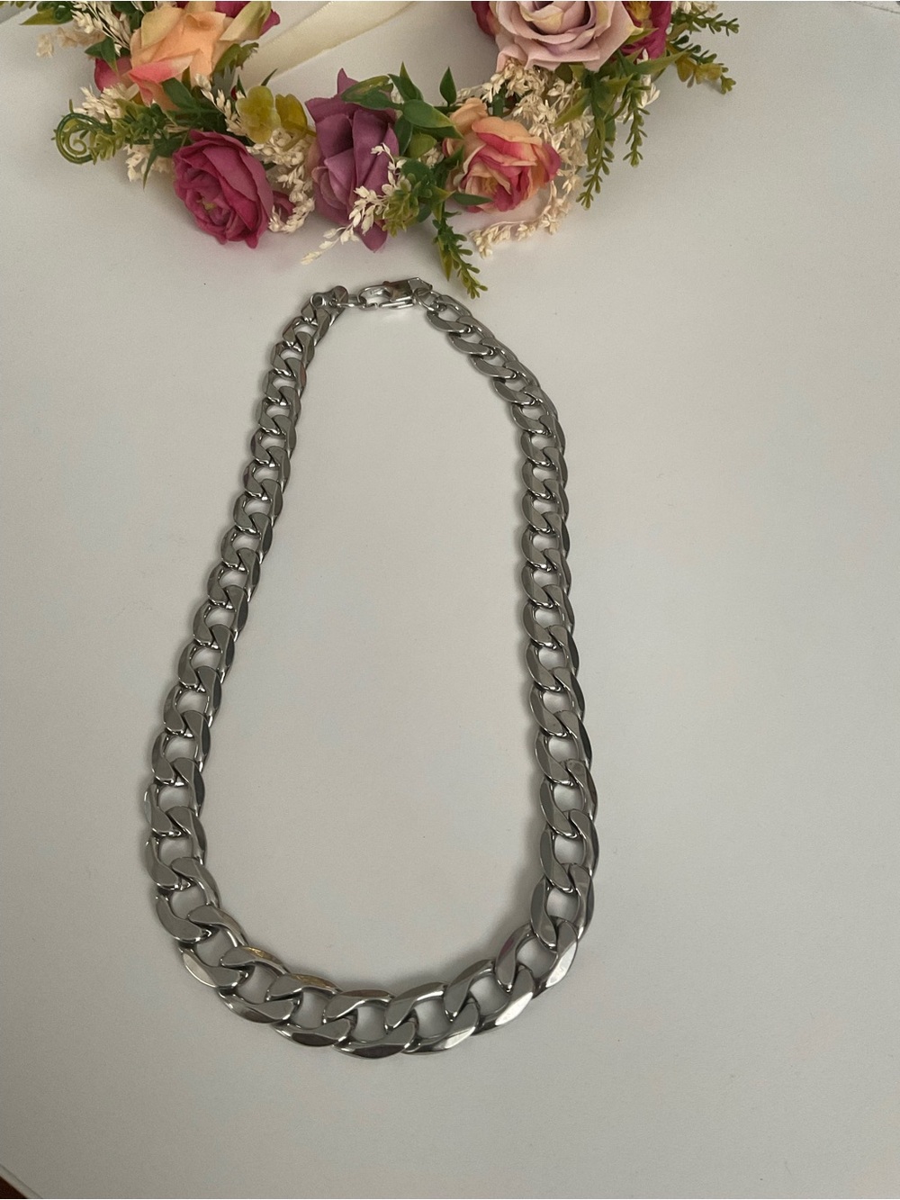 Chunky Stainless Steel Chain Necklace